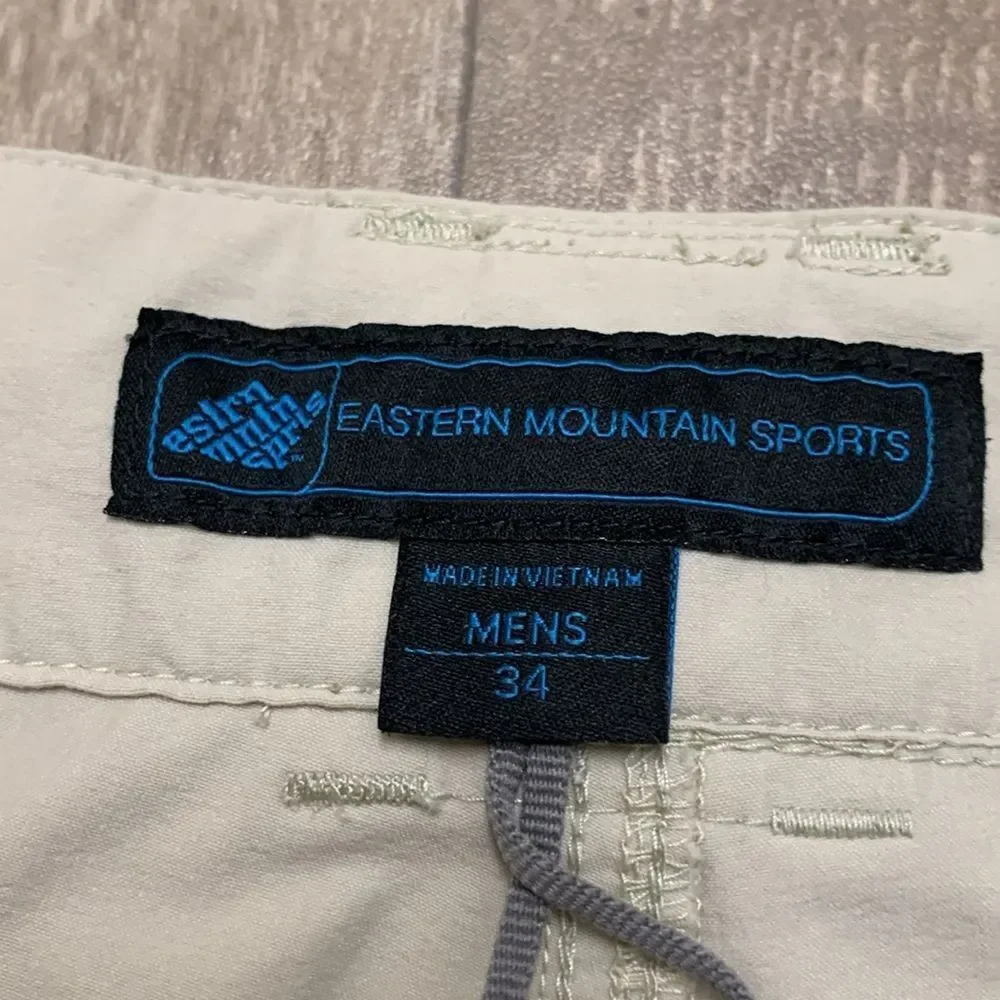 Mens Eastern Mountain‎ Sports Performance Cargo Travel Hiking Utility Shorts